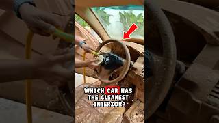 Which Car Has the CLEANEST Interior? 🧼🚗✨ #shorts #automobile #car #cleaning #viral