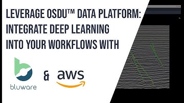 Leverage OSDU™ Data Platform to Integrate Interactive Deep Learning into Your Seismic Workflows
