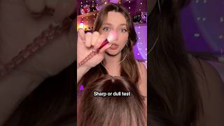 Sharp or dull test #asmr #asmrsounds #asmrrelax #asmrsleep #relax #tingles #asmrvideo #relaxingvideo
