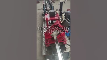 High speed working roll forming machine for C channel