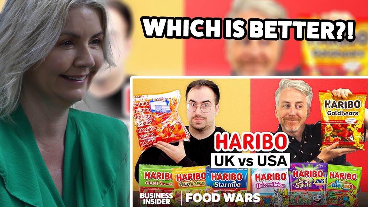 BRITS React to US vs UK Haribo | Food Wars