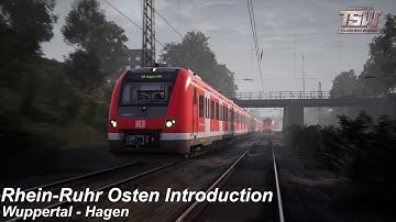 Rhein Ruhr Osten Introduction : Wuppertal - Hagen : Train Sim World 2020