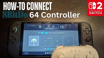 How To Connect 8bitdo 64 Bluetooth Controller to Nintendo Switch 2