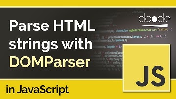 What is the DOMParser? - JavaScript Tutorial