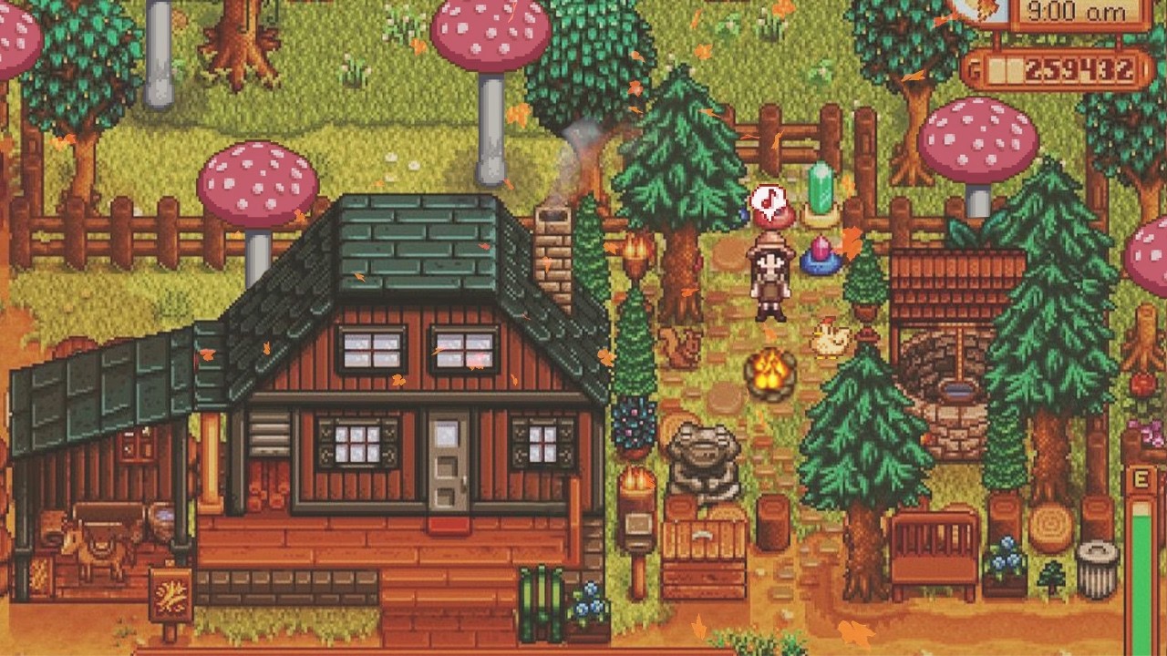a cozy autumn morning with nintendo music for relaxing, studying, reading