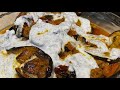 Eggplant with yogurt sauce (دہی والے بینگن)