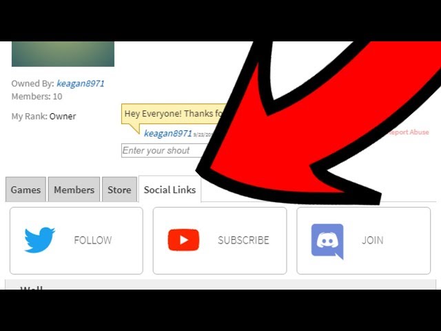 Social Links on Group Descriptions – Roblox Support