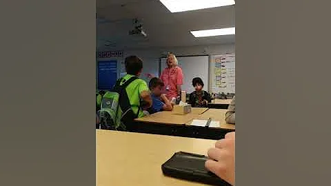 Teacher Doesn't Know The Definition of Annoying While Yelling At A Kid.