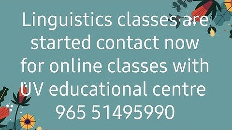 Branches of linguistics/Sub fields of linguistics/ Micra linguistics/