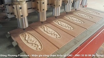 Dịch Vụ Gia Công Chạm Khắc Gỗ CNC Giá Rẻ Tại Sài Gòn