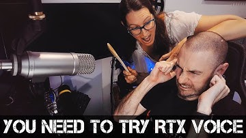 AI COMPLETELY ELIMINATES Background Noise! - RTX Voice Real World Test