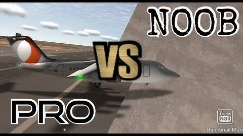 NOOB VS PRO RFS Real Flight Simulator / RFS Youtuber - HD
