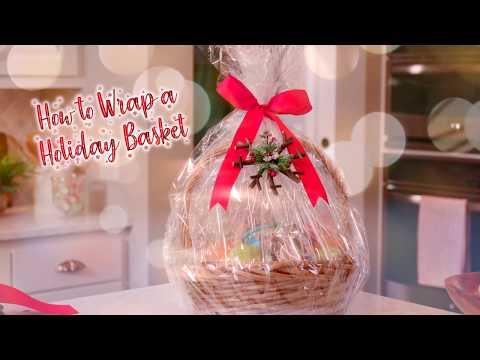 How To Wrap A Gift Basket