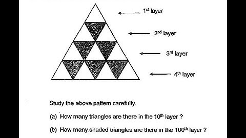 P6 2020 Tao Nan Prelims Q13 - Pattern problem | Triangles Layer | PSLE Maths