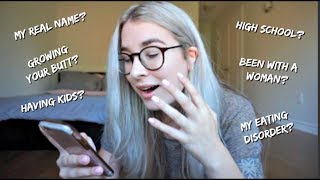 Q&A Part 1 // My Real Name Growing Your Booty Liking Women