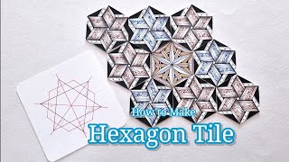 How to Make Hexagon Paper Tile