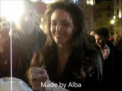 Angelina Jolie and Brad Pitt - Autographs in Rome