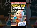 Henry’s Law Constant | Repeated 2nd PUC & KCET Question #chemistry #2ndpuc