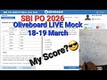 OLIVEBOARD SBI PO 2026_LIVE Mock 18-19 March | OLIVEBOARD | #oliveboard #sbipo   #ibps #rbiassistant