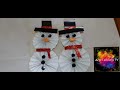 ⛄muñecos de nieve de papel ☃️ manualidades navideñas