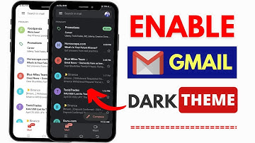 How to Enable Gmail Dark Theme in Android 2021 | Gmail Night Mode Settings
