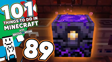 Bed Mine for Netherite! - 101 Things to do in Minecraft with Bricks 