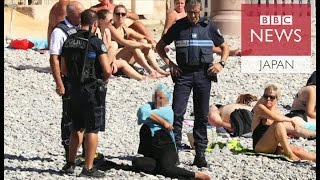仏ブルキニ禁止　イスラム教徒はSNSで批判や皮肉