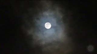 Cloudy Full Moon Zoom Test Canon Powershot Sx60 Hs Camera