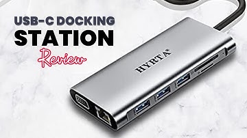 HYRTA Displaylink USB C Docking Station Review: Dual Monitor & 12-in-1 Connectivity!