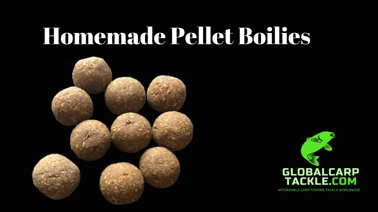 How to make Boilies using Pellet - Carp Bait Recipe 