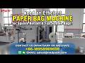Need an Efficient Paper Bag Machine for Square Bottom & Flat Handle Bags?