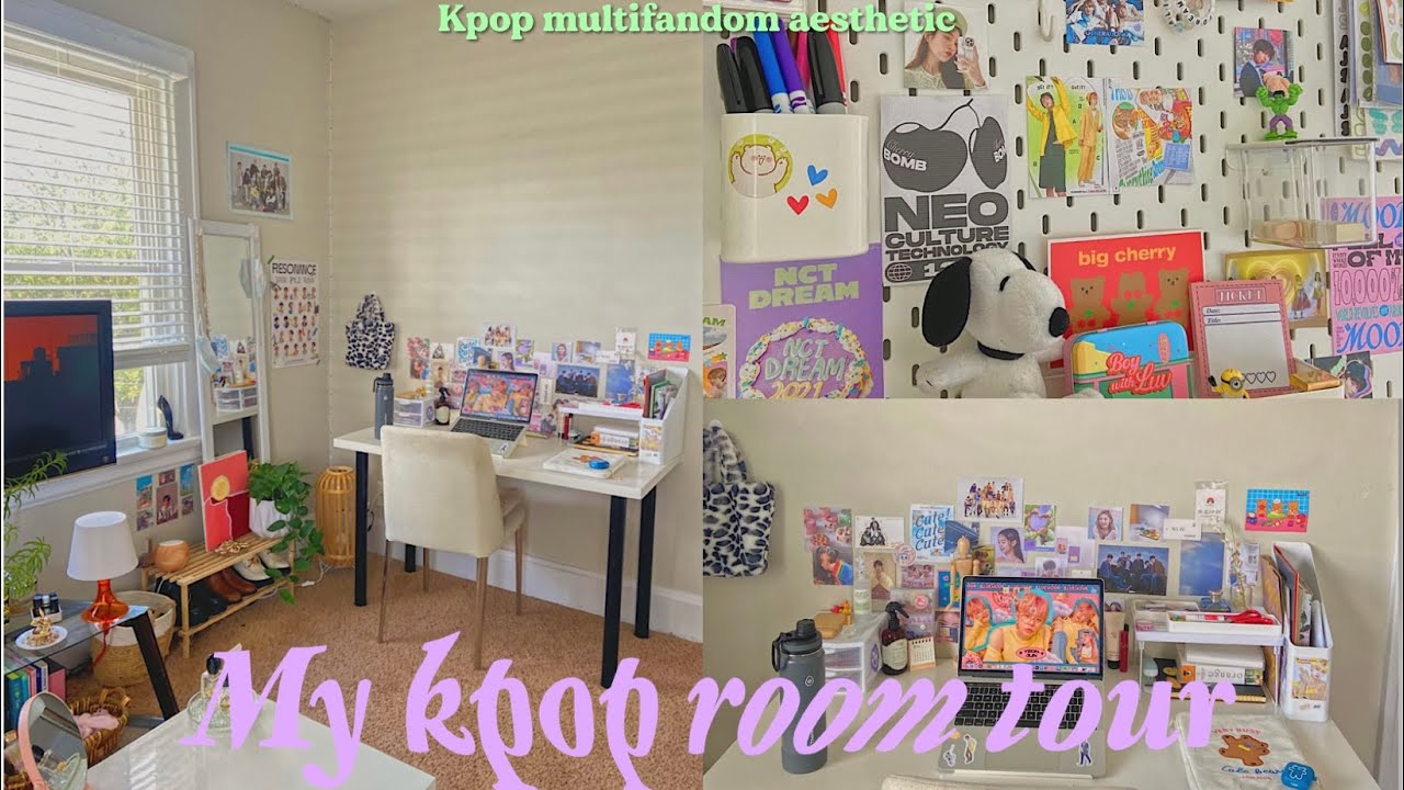 🧃 Aesthetic Kpop Room Tour (multifandom edition) YouTube