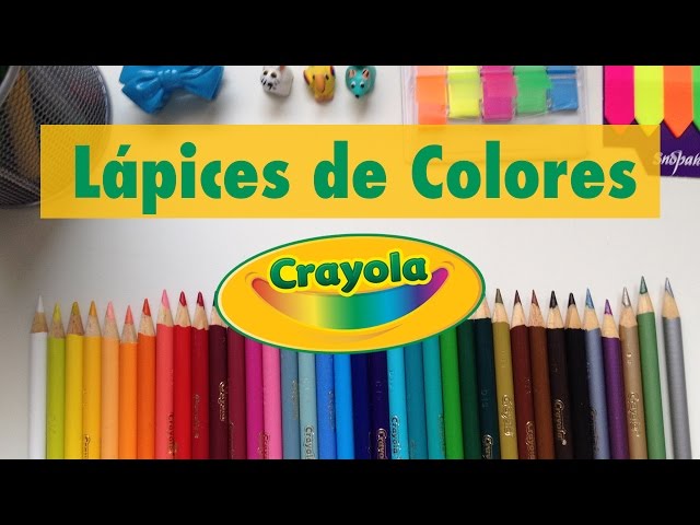 Lápices de colores Crayola -😍 review 😍 - StephanieVlog 