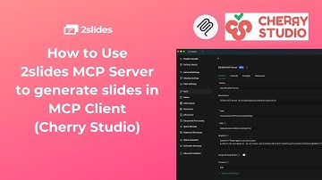 Automate Your Slides with AI: 2slides Streamable HTTP MCP Server in Cherry Studio