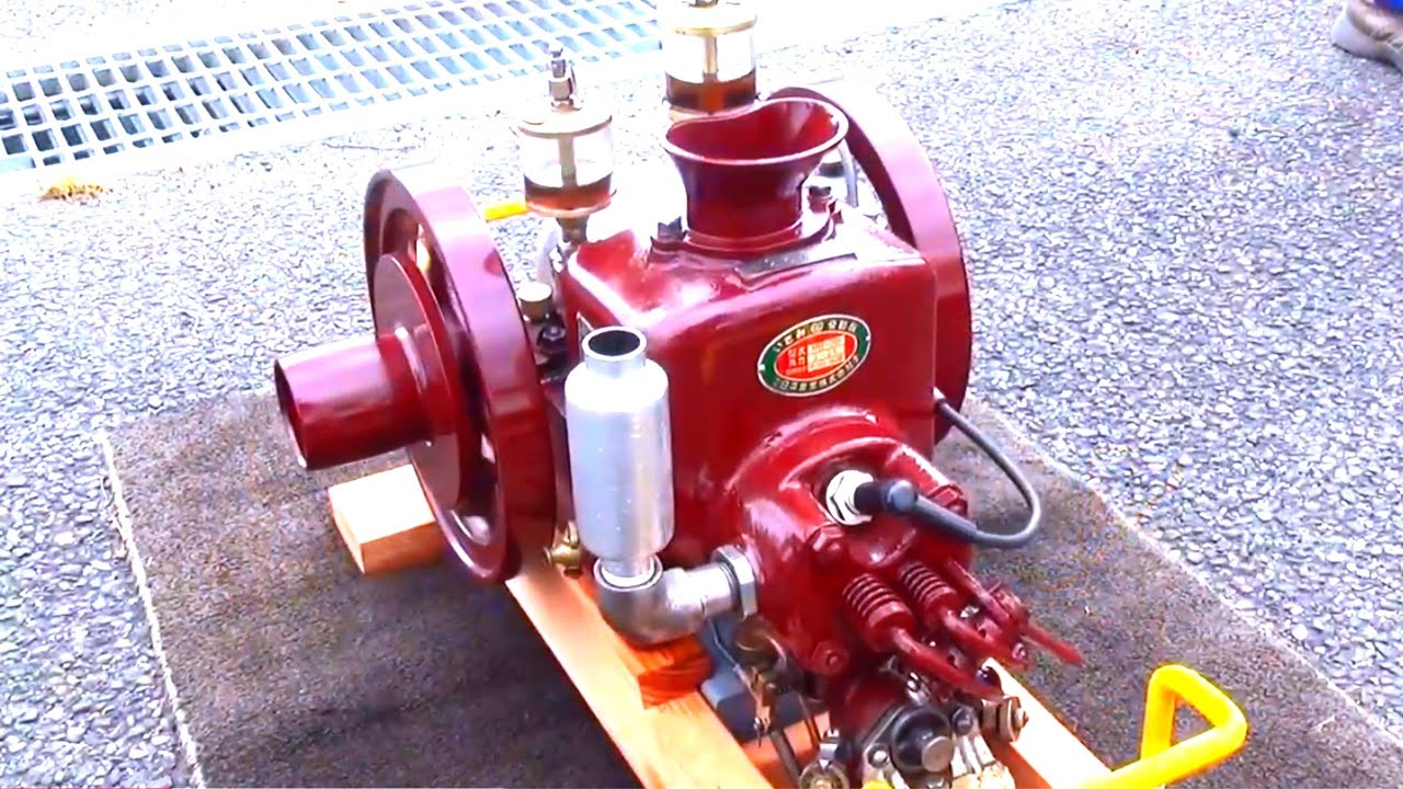 数多くの愛好家に愛される小型横型水冷単気筒発動機 【 いさみ 