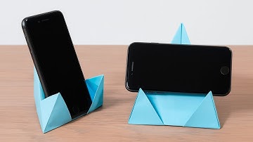 Origami Phone Stand That Works Both Ways – Vertical & Horizontal!