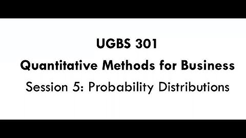 Intro to Discrete Probability Distributions