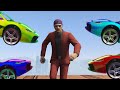 FOUR-WAY CAR CRUSH RUN! (GTA 5 Funny Moments)