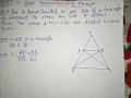 Class 10th ncert math  bpt or thales theorem