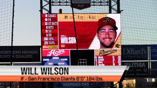 Will Wilson (2019 1st Round Pick) SF Giants Prospect Video