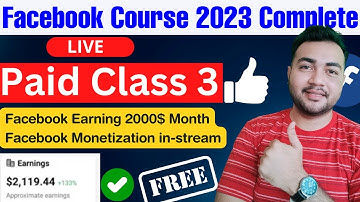 Facebook Monetization Class Day 2 Part 1 | Hamza Alvi