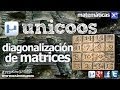 ALGEBRA Matriz Diagonal UNIVERSIDAD unicoos matematicas diagonalizacion