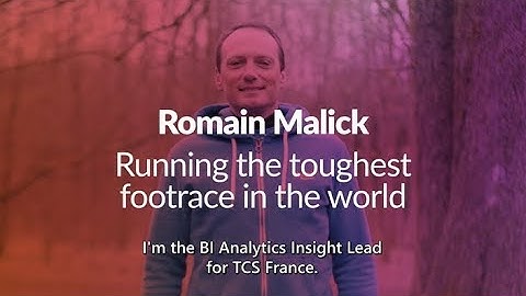 #TCSsuperstar Romain Malick: Running the toughest footrace in the world