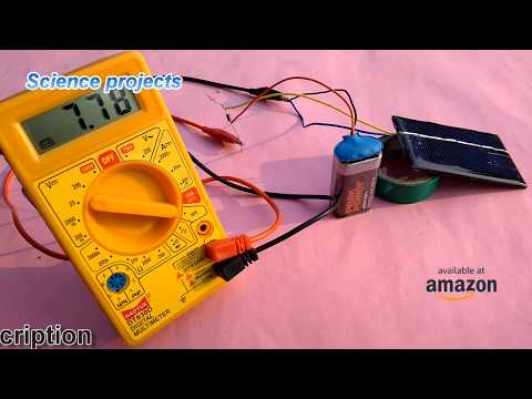 solar energy how to charge 9v battery using solar panel solar technology