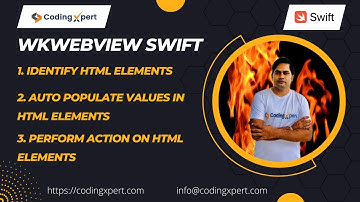 auto-fill values in html elements in wkwebview swift | Perform actions on HTML elements in webview