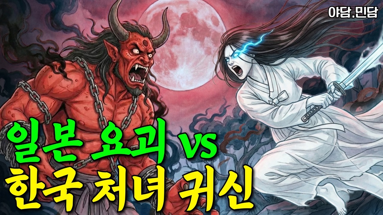 홀홀단신으로 일본 요괴와 맞선 한국 처녀귀신의 이야기 | 옛날이야기 | 민담 | 야담 | 귀신이야기