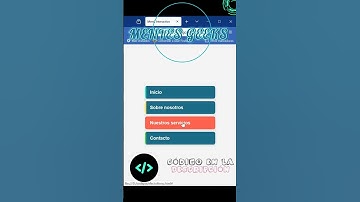 Crea un menú interactivo y atractivo con #HTML y #CSS #webdevelopment #informática #matemáticas