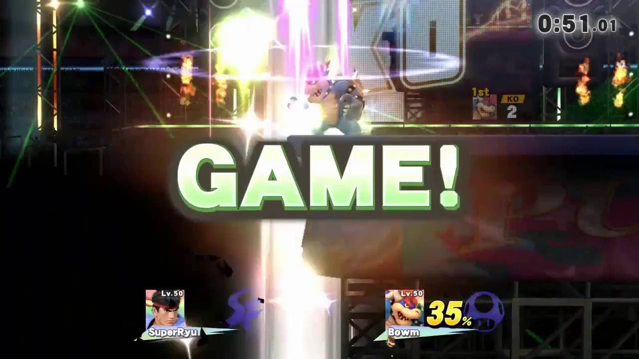 Super Smash Bros. Wii U | Bowm Disrespecting SuperRyu