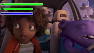 Home (2015) Gorg Raid Scene with healthbars