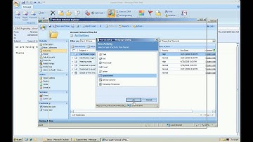 Using the Outlook Interface with Dynamics CRM